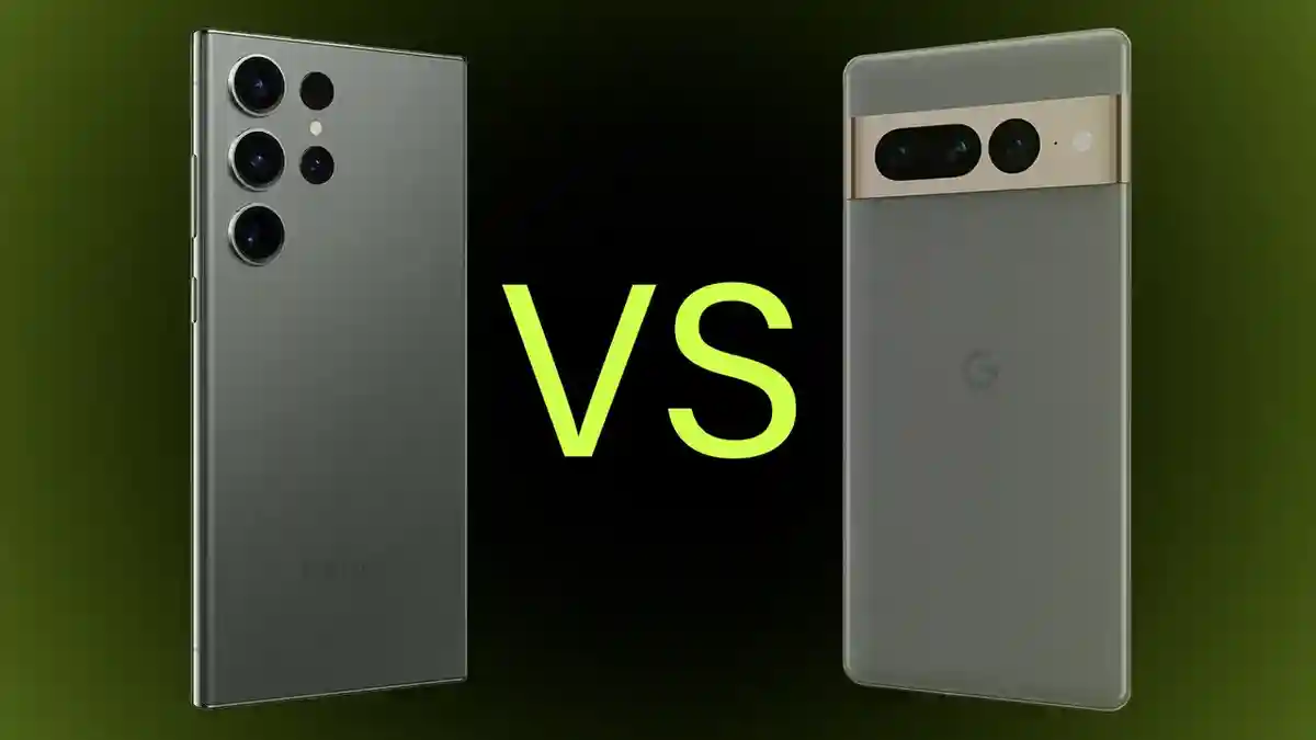 compare Google Pixel 7 vs. Samsung Galaxy S23