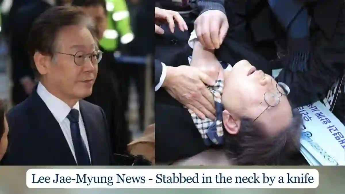 Lee Jae-Myung News - Stabbed in the neck by a knife