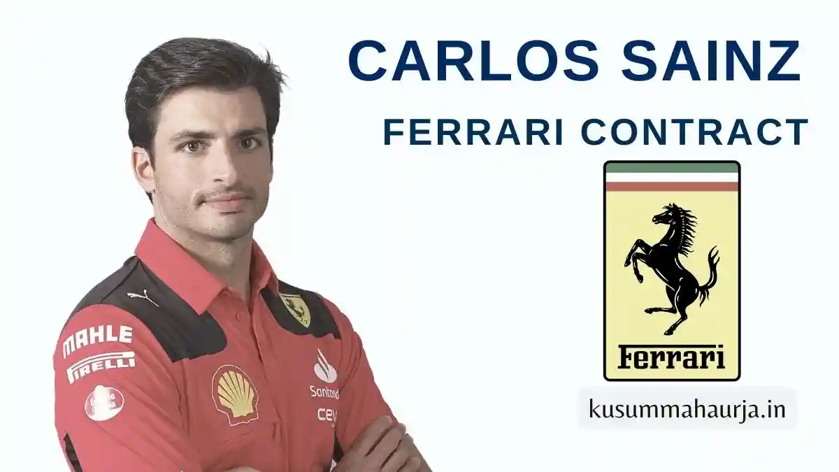 Carlos Sainz Ferrari Contract