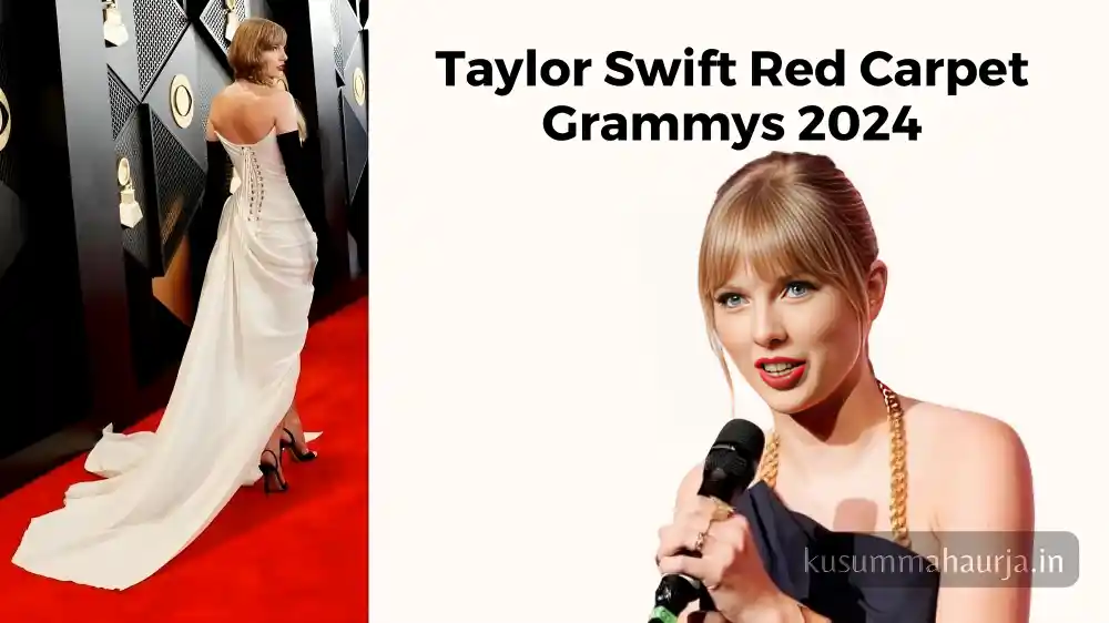 Taylor Swift Red Carpet Grammys 2024