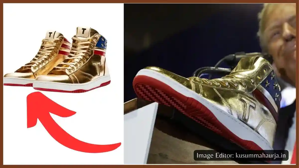 Trump Recently Launches Gold High Top Sneaker