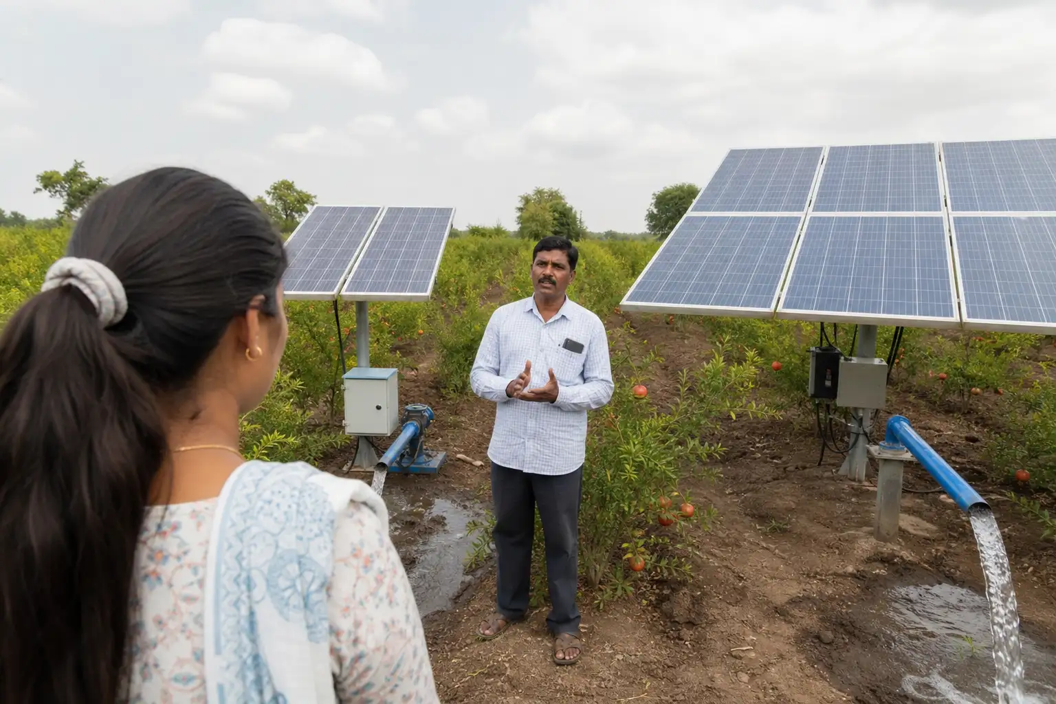 PM-KUSUM solar agriculture pump guide — annual diesel savings 5 hp solar pump maharashtra — Maharashtra farm irrigation under Kusum Mahaurja scheme