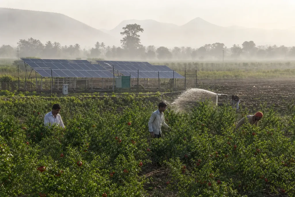 PM-KUSUM solar agriculture pump guide — component a land requirement solar plant farmer benefit — Maharashtra farm irrigation under Kusum Mahaurja scheme