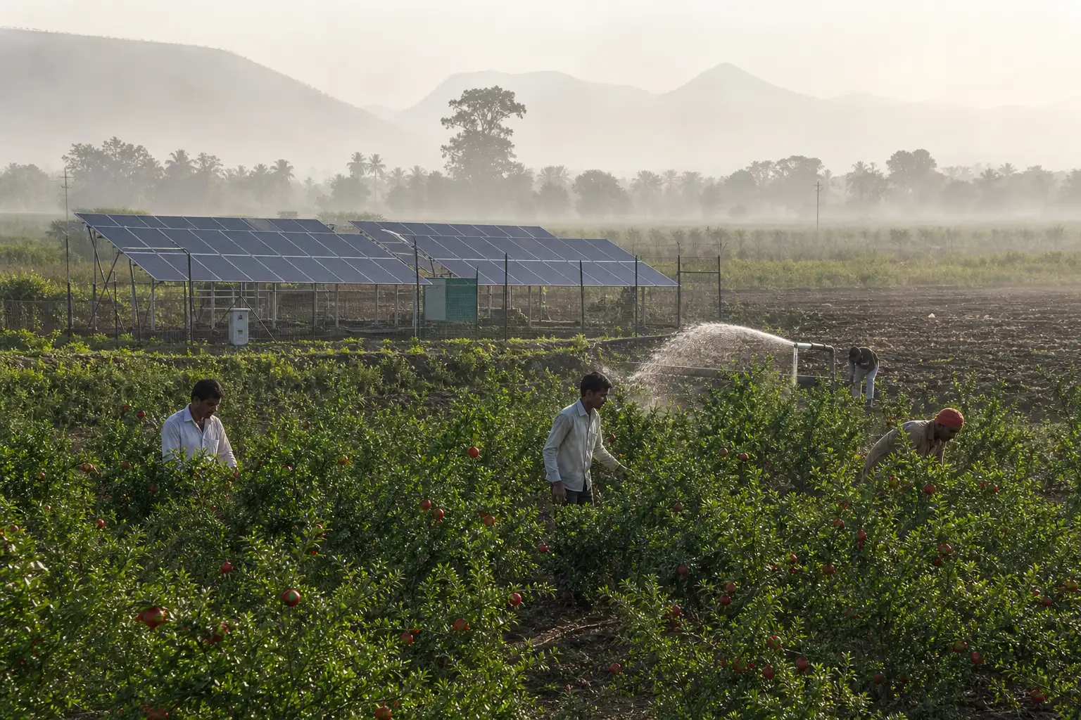 PM-KUSUM solar agriculture pump guide — component a land requirement solar plant farmer benefit — Maharashtra farm irrigation under Kusum Mahaurja scheme