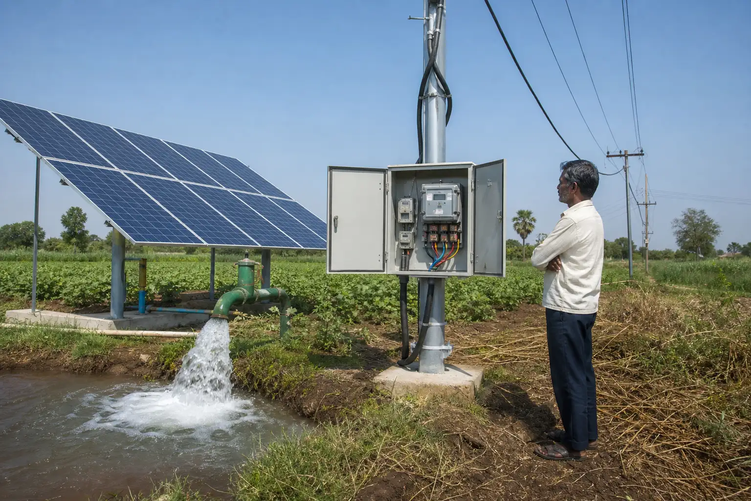 PM-KUSUM solar agriculture pump guide — component c excess power sale to msedcl tariff — Maharashtra farm irrigation under Kusum Mahaurja scheme