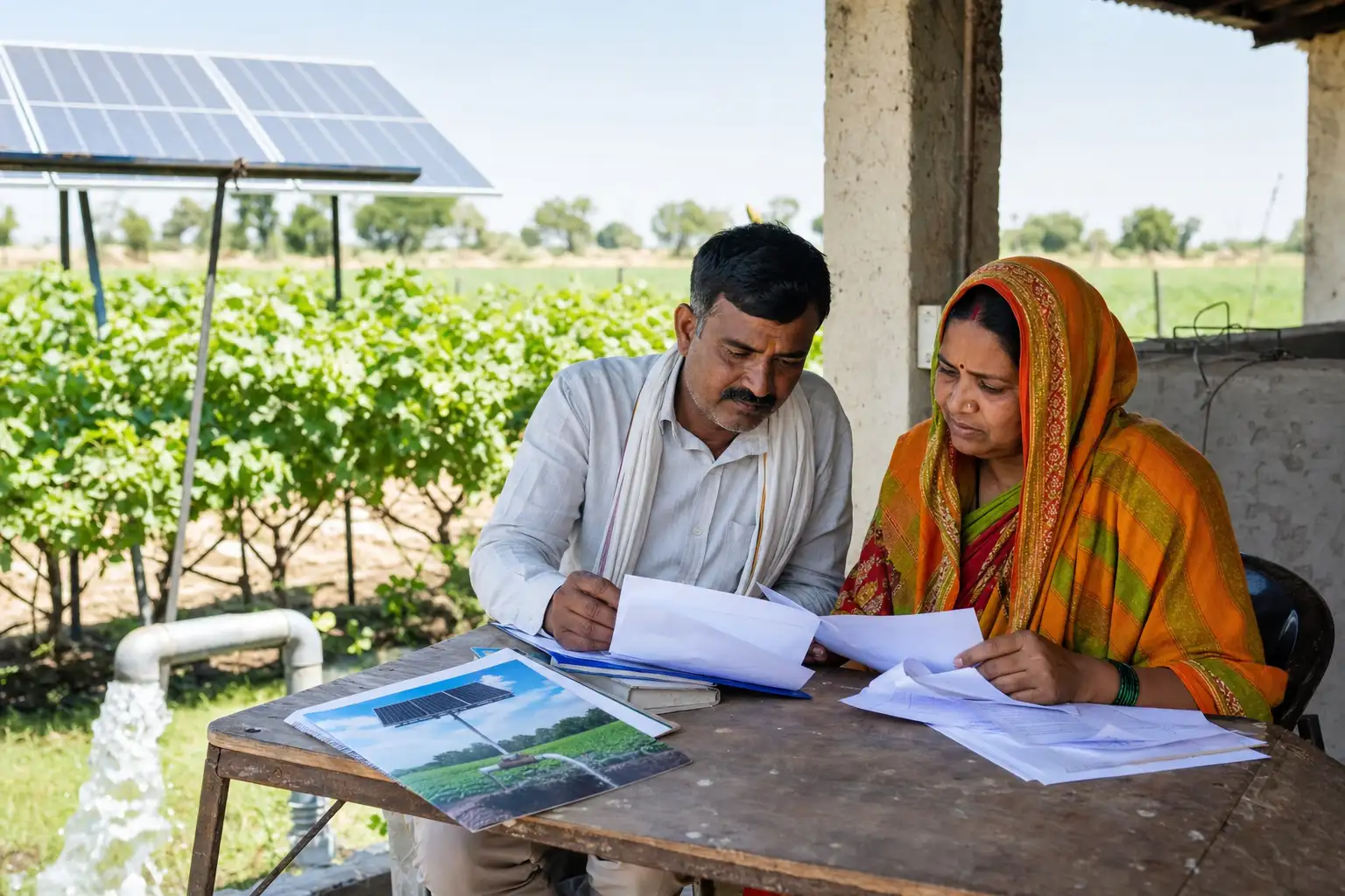 PM-KUSUM solar agriculture pump guide — component c solarization subsidy per hp maharashtra — Maharashtra farm irrigation under Kusum Mahaurja scheme