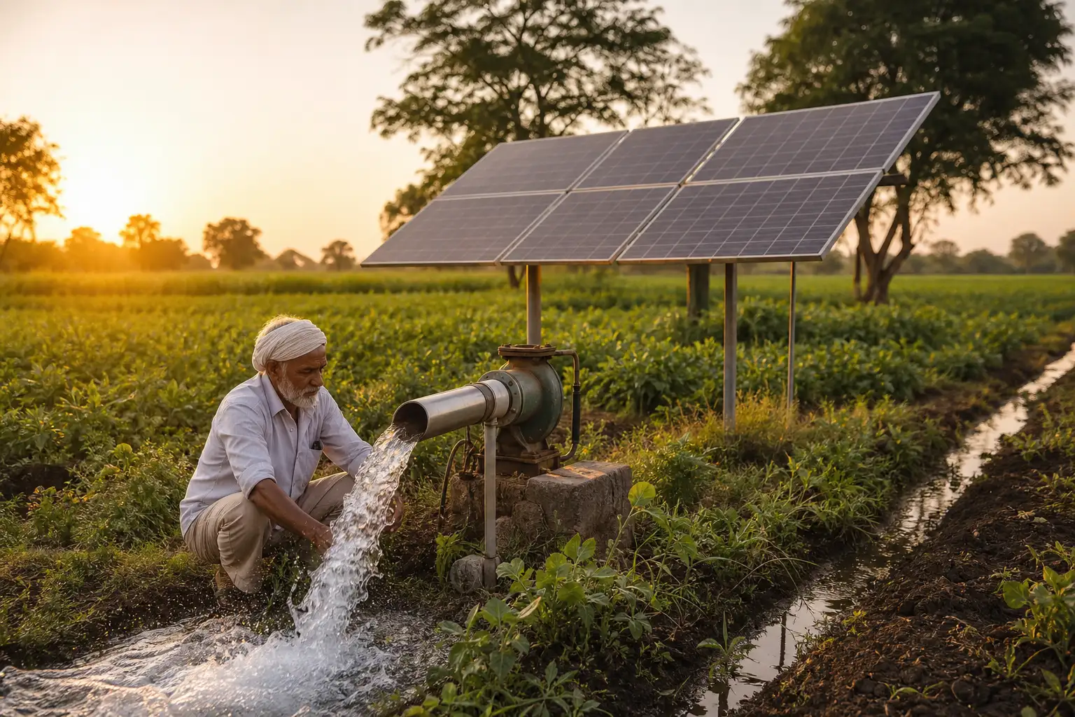 PM-KUSUM solar agriculture pump guide — energy efficient pump option kusum application — Maharashtra farm irrigation under Kusum Mahaurja scheme