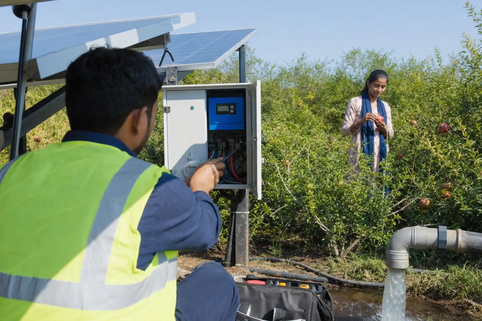 PM-KUSUM solar agriculture pump guide — extended warranty solar pump after government period — Maharashtra farm irrigation under Kusum Mahaurja scheme