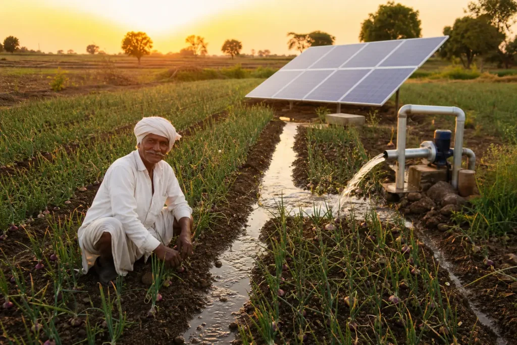 PM-KUSUM solar agriculture pump guide — kusum solar pump kolhapur maharashtra apply online — Maharashtra farm irrigation under Kusum Mahaurja scheme