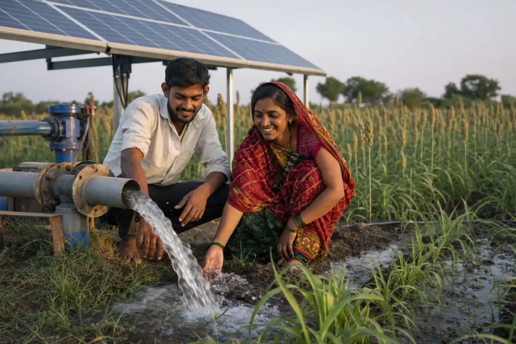 PM-KUSUM solar agriculture pump guide — kusum solar pump solapur maharashtra apply online — Maharashtra farm irrigation under Kusum Mahaurja scheme