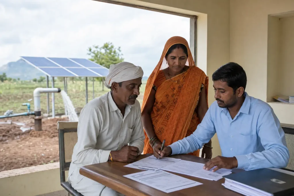 PM-KUSUM solar agriculture pump guide — land survey map solar pump application msedcl — Maharashtra farm irrigation under Kusum Mahaurja scheme