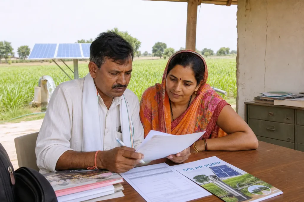 PM-KUSUM solar agriculture pump guide — magel tyala solar pump subsidy in maharashtra — Maharashtra farm irrigation under Kusum Mahaurja scheme
