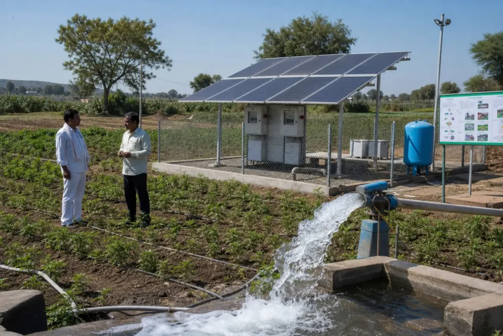 PM-KUSUM solar agriculture pump guide — mnre component wise guidelines pm kusum pdf — Maharashtra farm irrigation under Kusum Mahaurja scheme