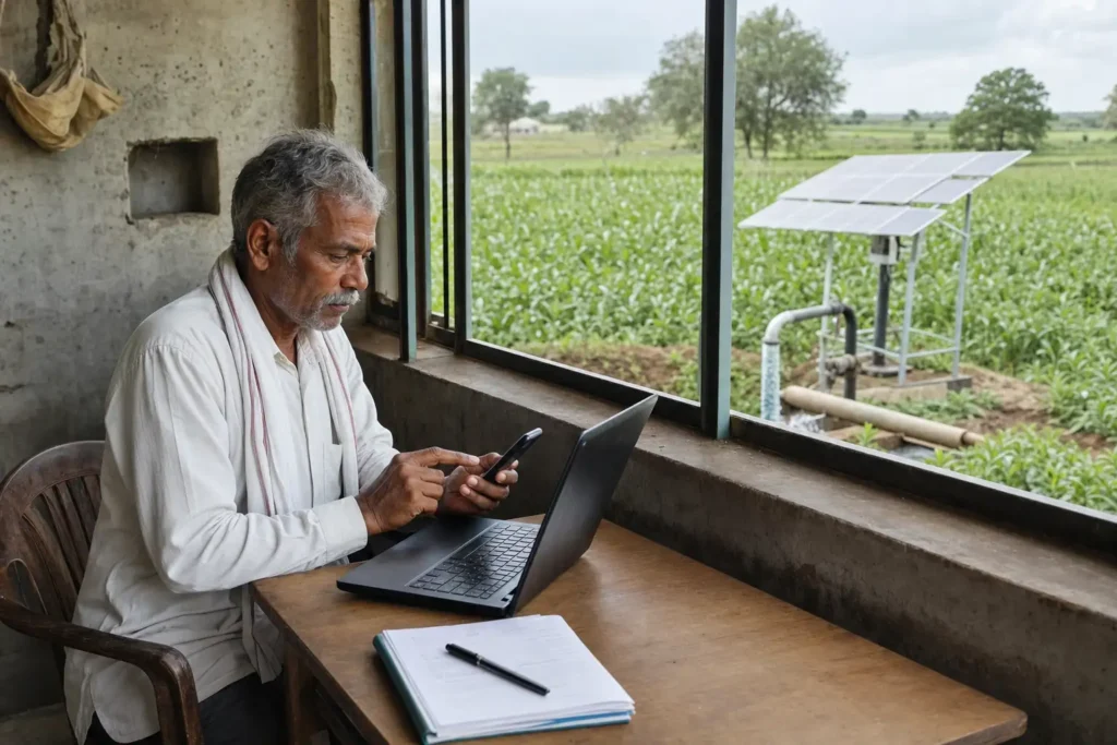 PM-KUSUM solar agriculture pump guide — mobile number update kusum application status portal — Maharashtra farm irrigation under Kusum Mahaurja scheme