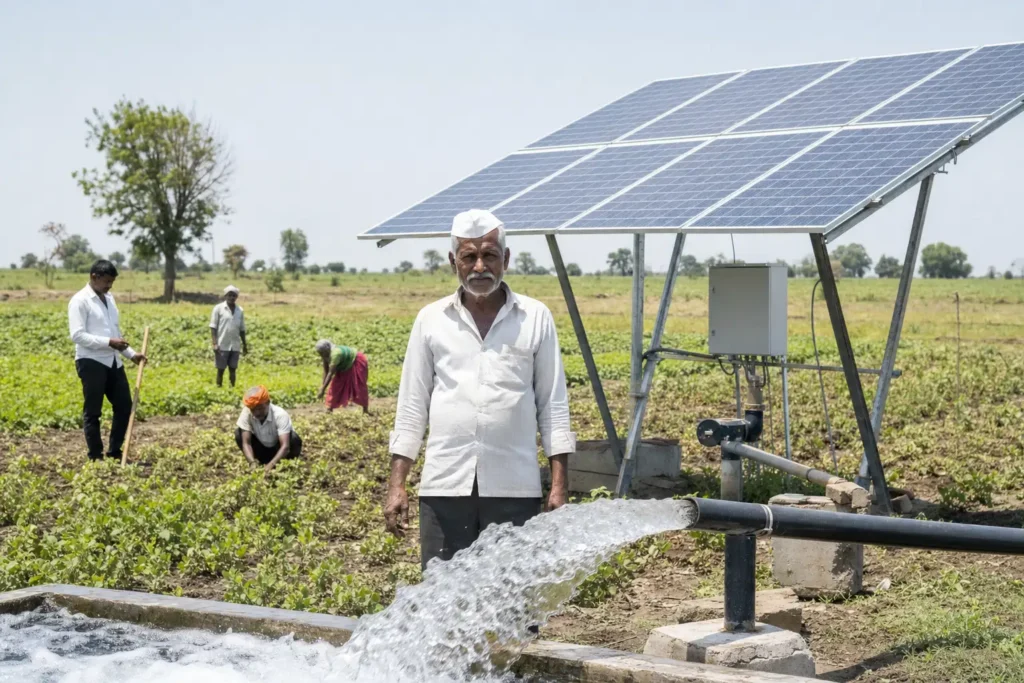PM-KUSUM solar agriculture pump guide — new beneficiary registration kusum yojana 2026 — Maharashtra farm irrigation under Kusum Mahaurja scheme