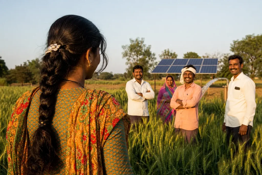 PM-KUSUM solar agriculture pump guide — orchard drip irrigation solar pump eligibility — Maharashtra farm irrigation under Kusum Mahaurja scheme