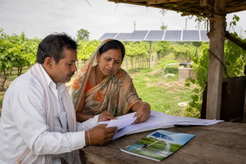 PM-KUSUM solar agriculture pump guide — pm kusum subsidy for women farmers additional benefit — Maharashtra farm irrigation under Kusum Mahaurja scheme