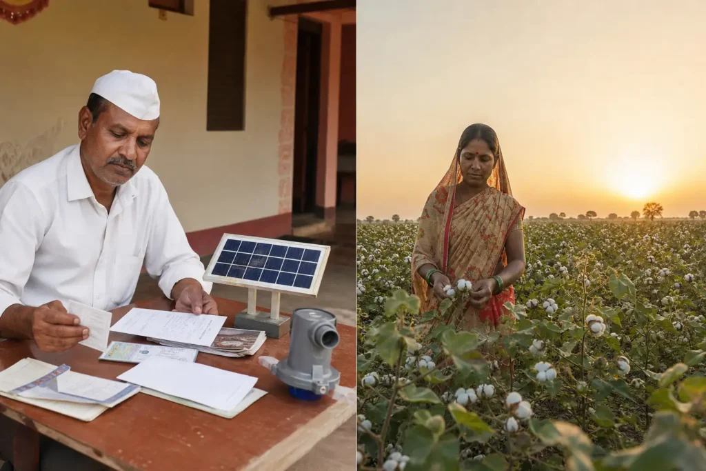 PM-KUSUM solar agriculture pump guide — scan document size limit mahaurja portal upload — Maharashtra farm irrigation under Kusum Mahaurja scheme