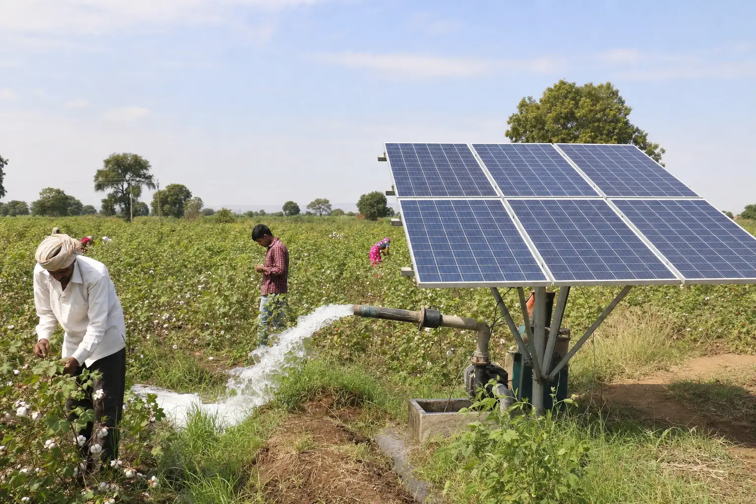 PM-KUSUM solar agriculture pump guide — solar pump only component b no grid connection needed — Maharashtra farm irrigation under Kusum Mahaurja scheme