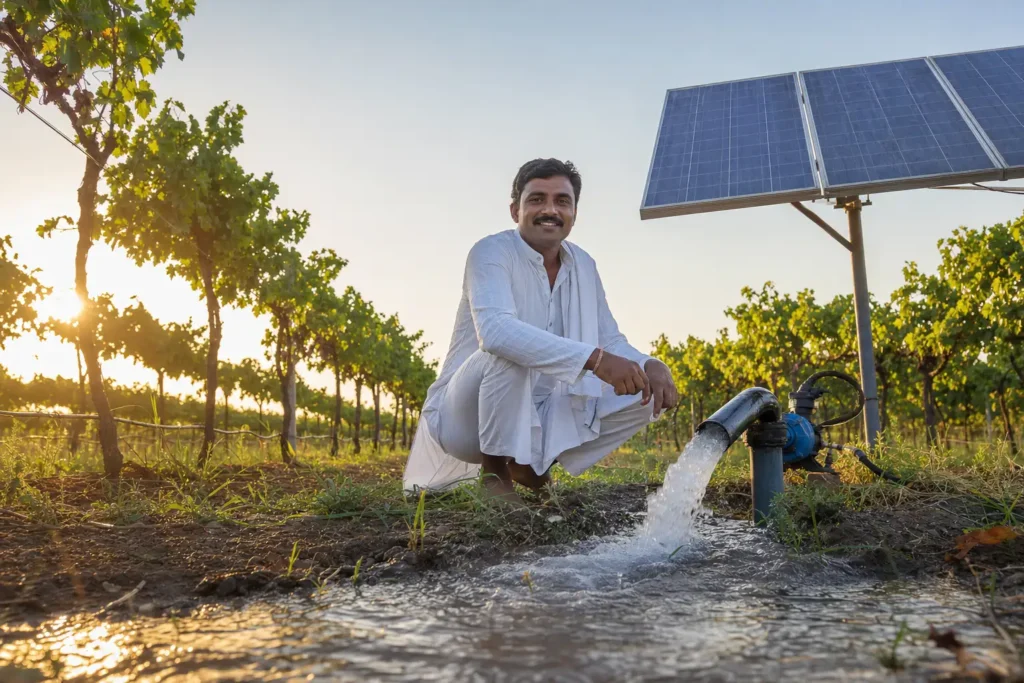 PM-KUSUM solar agriculture pump guide — solar pump subsidy amravati maharashtra 2026 farmer share — Maharashtra farm irrigation under Kusum Mahaurja scheme