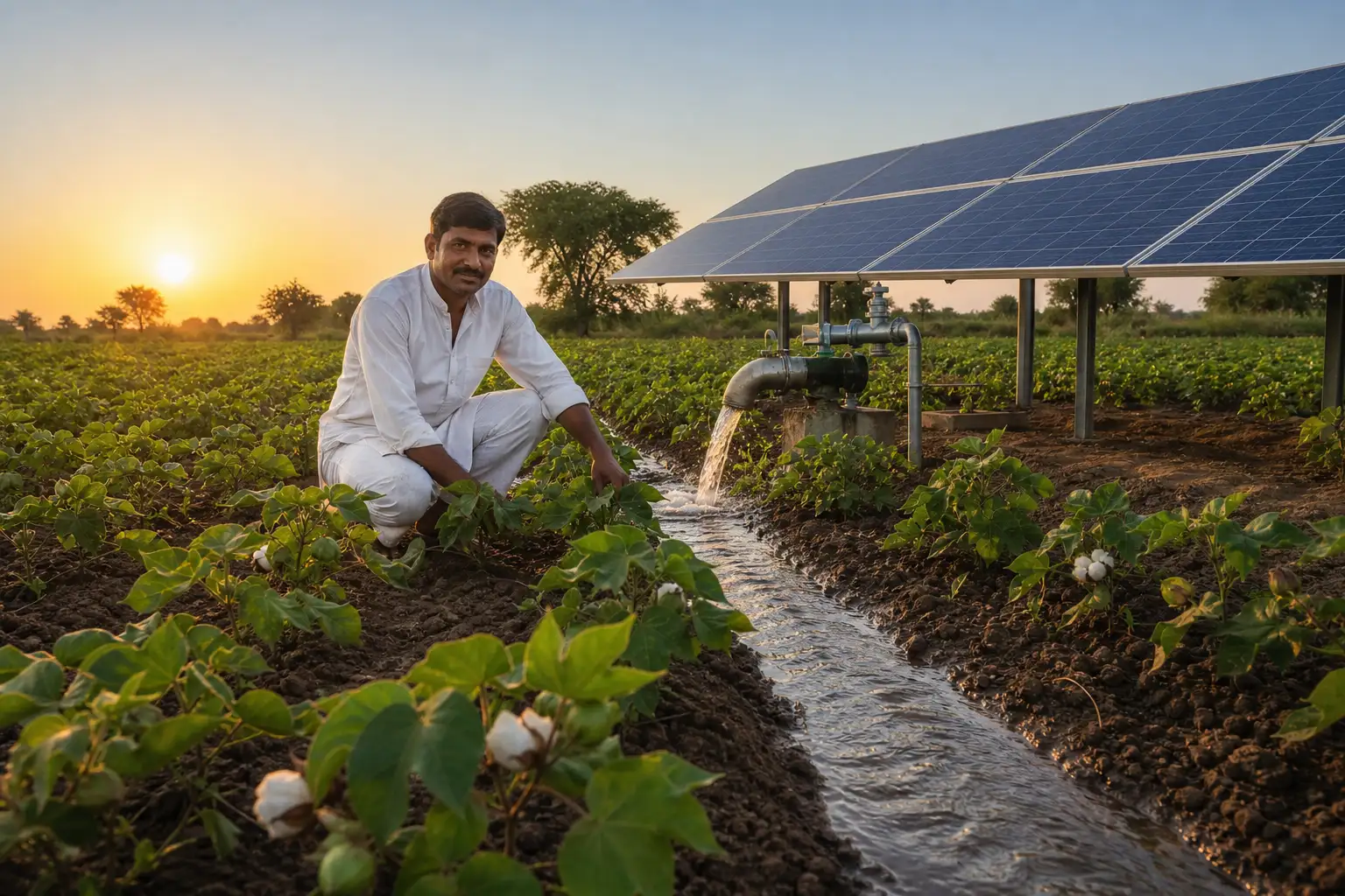 PM-KUSUM solar agriculture pump guide — solar pump subsidy aurangabad maharashtra 2026 farmer share — Maharashtra farm irrigation under Kusum Mahaurja scheme