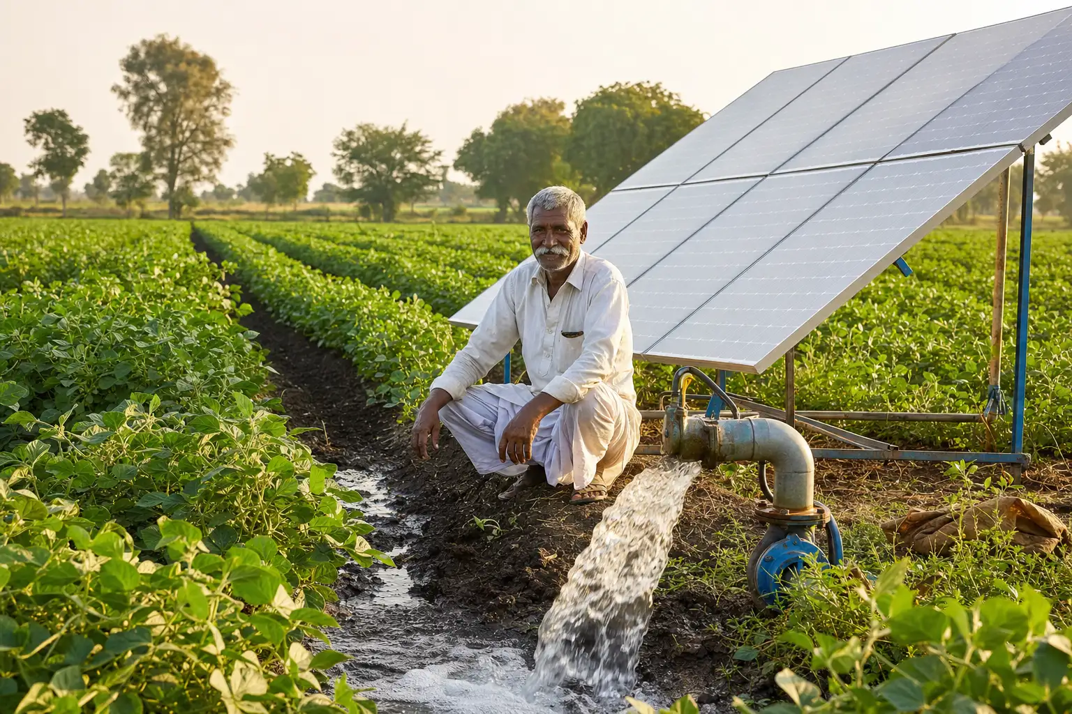 PM-KUSUM solar agriculture pump guide — solar pump subsidy beed maharashtra 2026 farmer share — Maharashtra farm irrigation under Kusum Mahaurja scheme