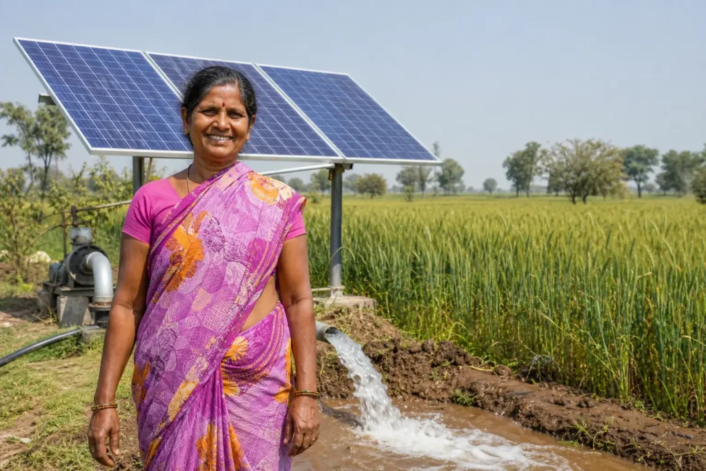 PM-KUSUM solar agriculture pump guide — solar pump subsidy gondia maharashtra 2026 farmer share — Maharashtra farm irrigation under Kusum Mahaurja scheme