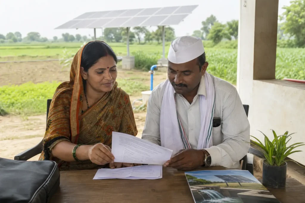 PM-KUSUM solar agriculture pump guide — solar pump subsidy in maharashtra pdf — Maharashtra farm irrigation under Kusum Mahaurja scheme