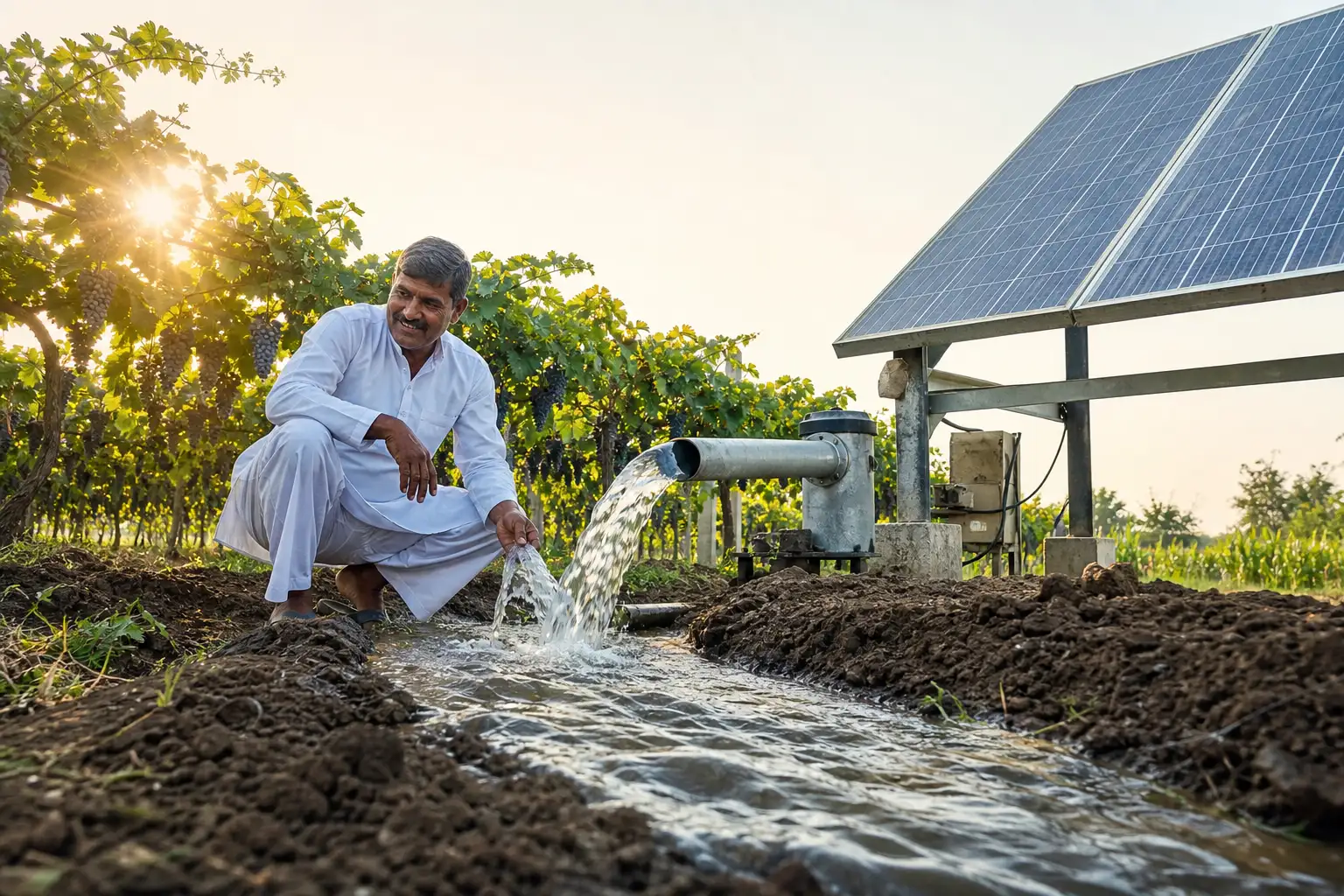 PM-KUSUM solar agriculture pump guide — solar pump subsidy mumbai suburban maharashtra 2026 farmer share — Maharashtra farm irrigation under Kusum Mahaurja scheme