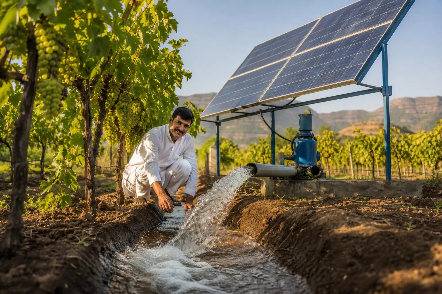 PM-KUSUM solar agriculture pump guide — solar pump subsidy nandurbar maharashtra 2026 farmer share — Maharashtra farm irrigation under Kusum Mahaurja scheme