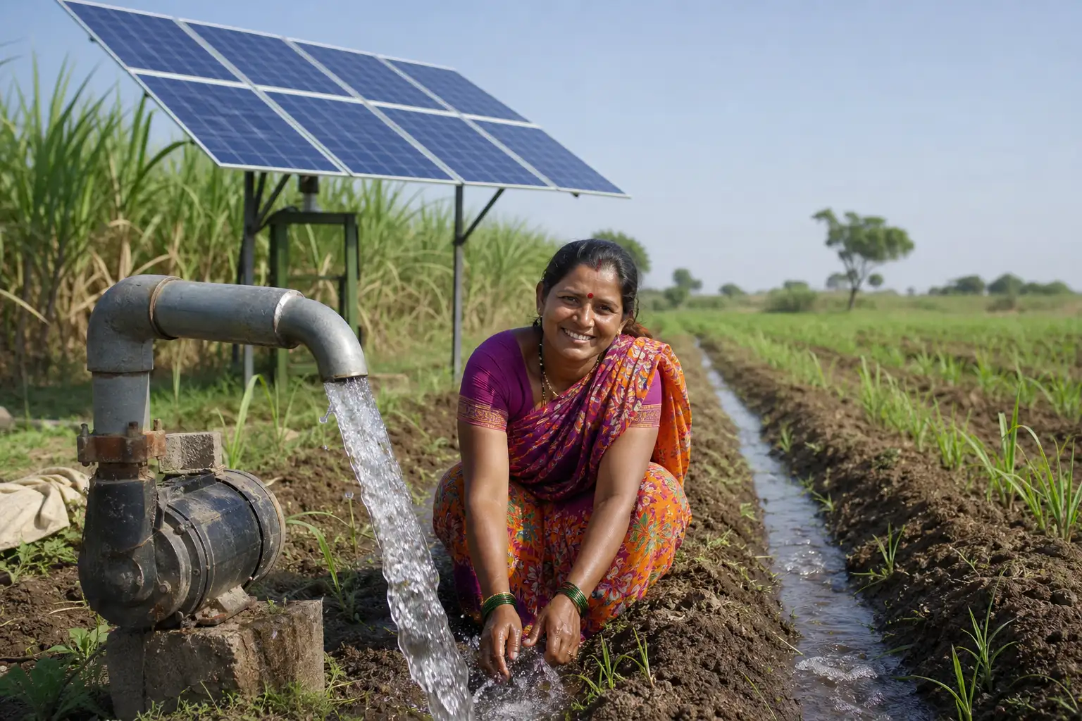PM-KUSUM solar agriculture pump guide — solar pump subsidy parbhani maharashtra 2026 farmer share — Maharashtra farm irrigation under Kusum Mahaurja scheme