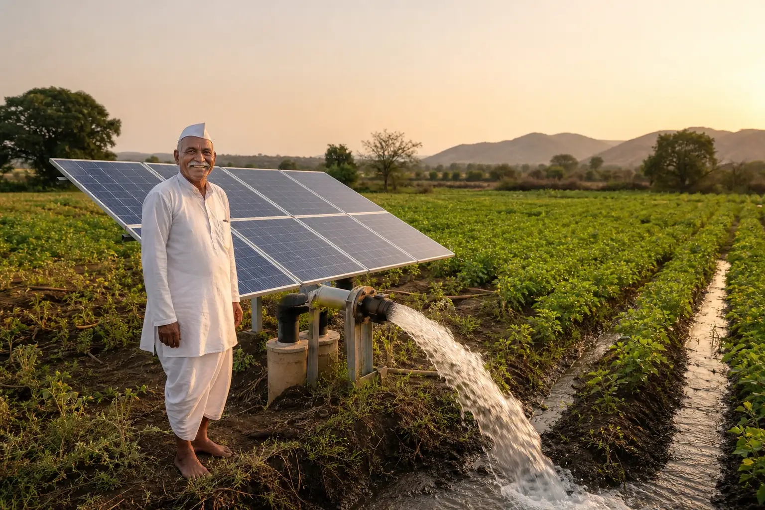 PM-KUSUM solar agriculture pump guide — solar pump subsidy raigad maharashtra 2026 farmer share — Maharashtra farm irrigation under Kusum Mahaurja scheme