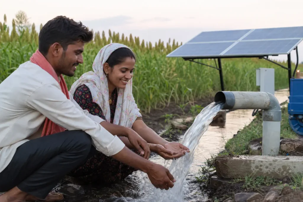 PM-KUSUM solar agriculture pump guide — solar pump subsidy washim maharashtra 2026 farmer share — Maharashtra farm irrigation under Kusum Mahaurja scheme