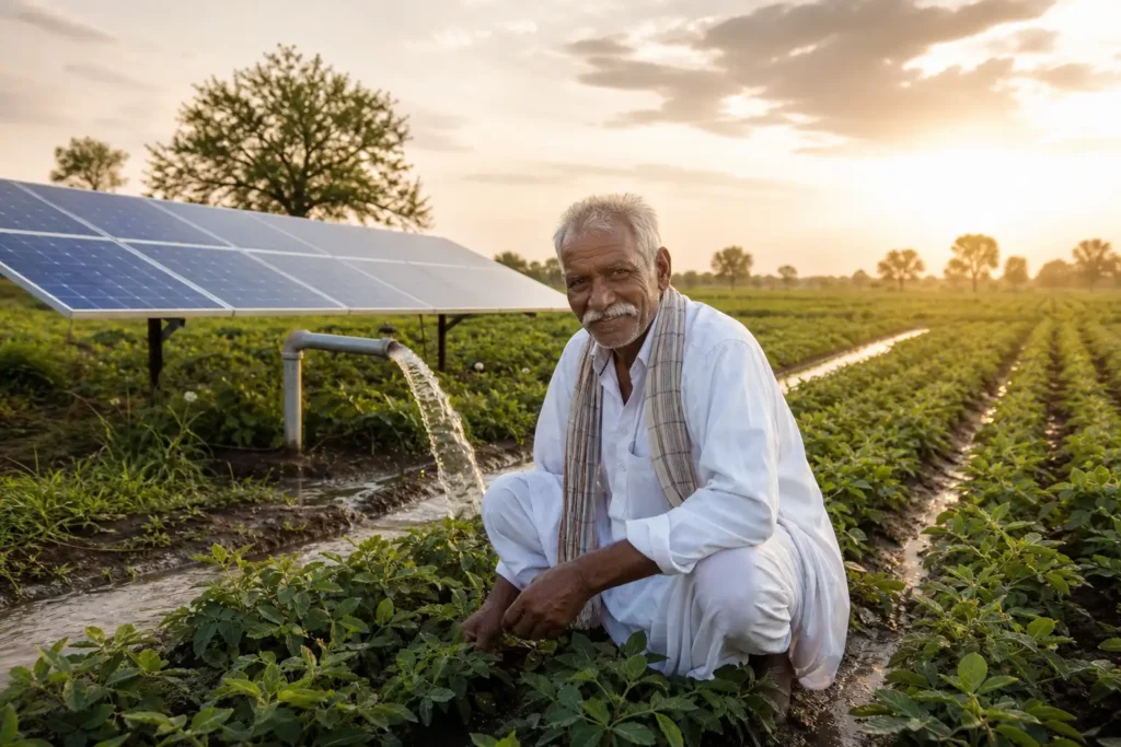 PM-KUSUM solar agriculture pump guide — solar pump subsidy yavatmal maharashtra 2026 farmer share — Maharashtra farm irrigation under Kusum Mahaurja scheme