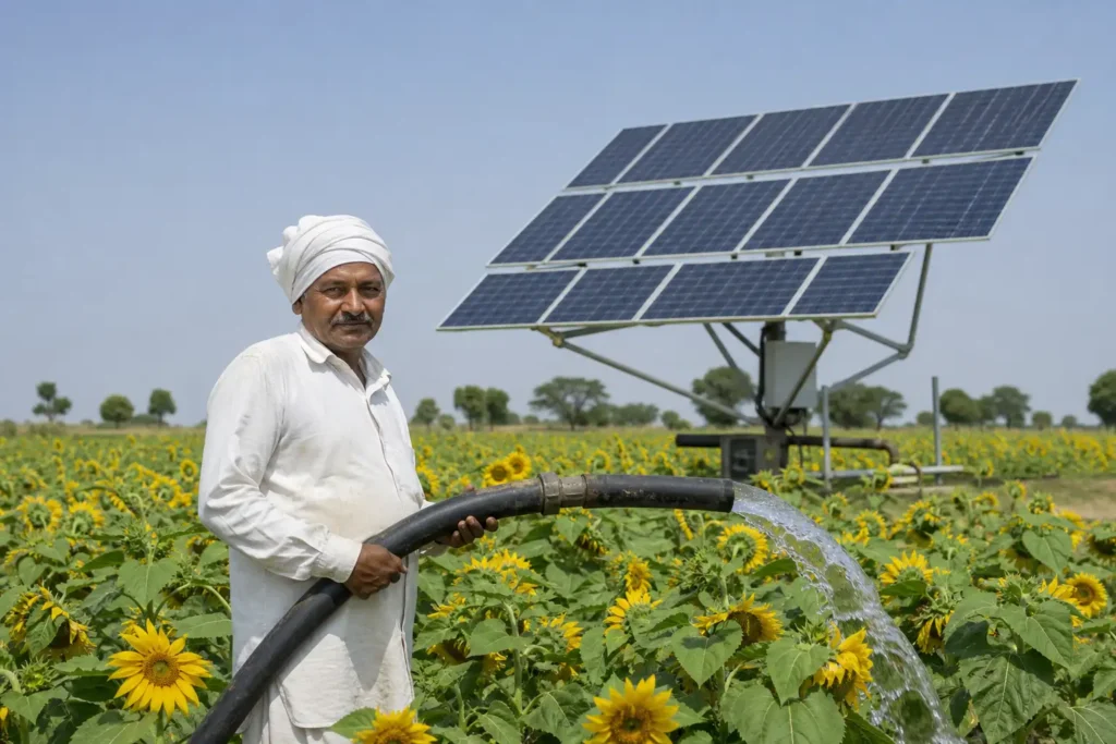 PM-KUSUM solar agriculture pump guide — solar pv capacity two times pump capacity component c rule — Maharashtra farm irrigation under Kusum Mahaurja scheme