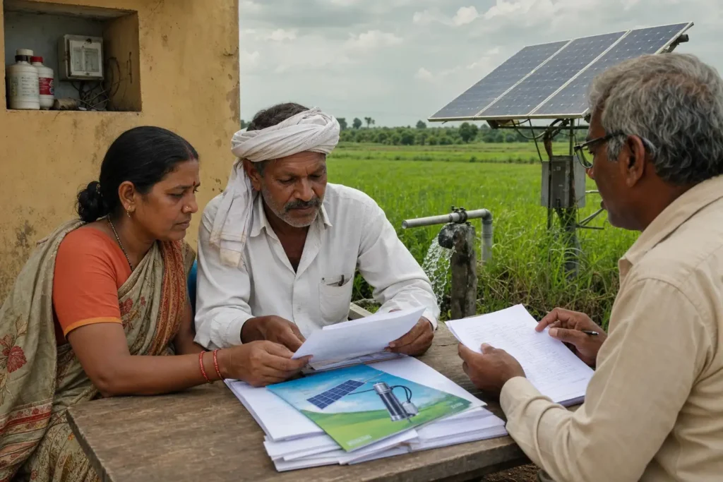 PM-KUSUM solar agriculture pump guide — subsidy released directly to vendor pm kusum process — Maharashtra farm irrigation under Kusum Mahaurja scheme