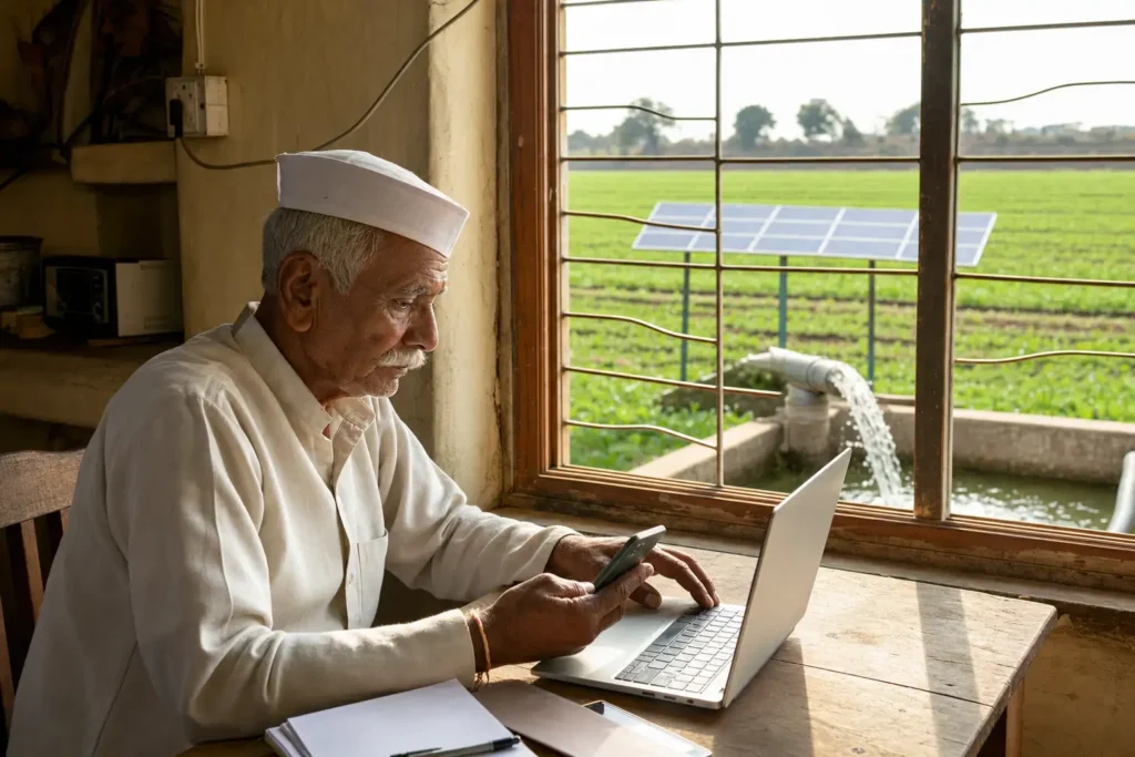 PM-KUSUM solar agriculture pump guide — track kusum application status msedcl portal — Maharashtra farm irrigation under Kusum Mahaurja scheme