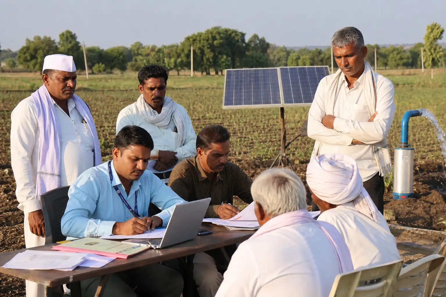 PM-KUSUM solar agriculture pump guide — village level camp solar pump registration maharashtra — Maharashtra farm irrigation under Kusum Mahaurja scheme